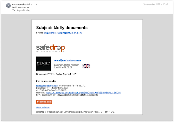 Read receipts in your inbox keep a court ready record of who saw what.